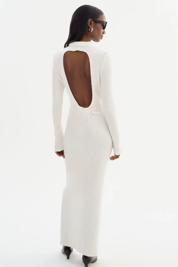LAMARQUE Dresses | LINDSAY | Knit Maxi Dress White