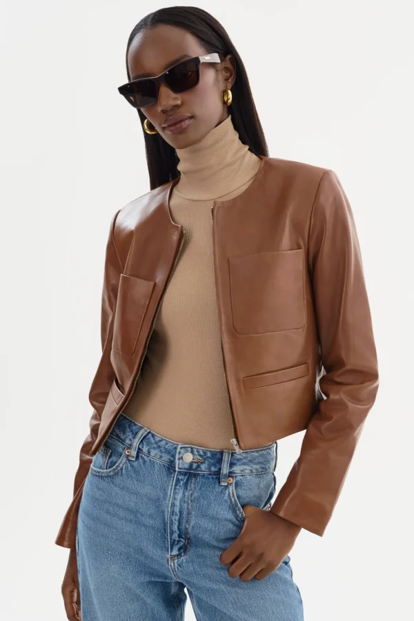 LAMARQUE Leather Jackets | LINETTE | Leather Jacket Luggage