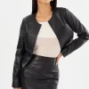 LAMARQUE Leather Jackets | LINETTE | Leather Jacket Black