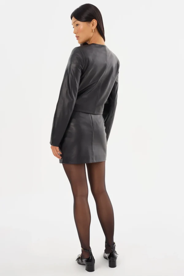 LAMARQUE Leather Jackets | LINETTE | Leather Jacket Black