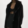 LAMARQUE Coats&Jackets | LINNEA | Faux Fur Coat Black