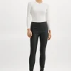 LAMARQUE Pants&Shorts | LONDA | Stretch Leather Leggings Black
