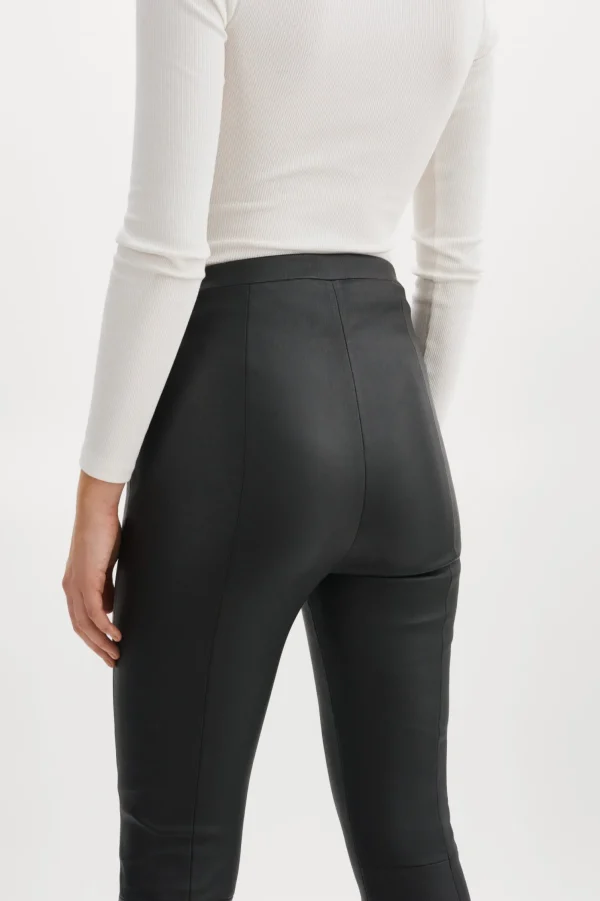 LAMARQUE Pants&Shorts | LONDA | Stretch Leather Leggings Black