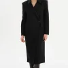 LAMARQUE Coats&Jackets | LORELEI | Double Face Wool Coat Black