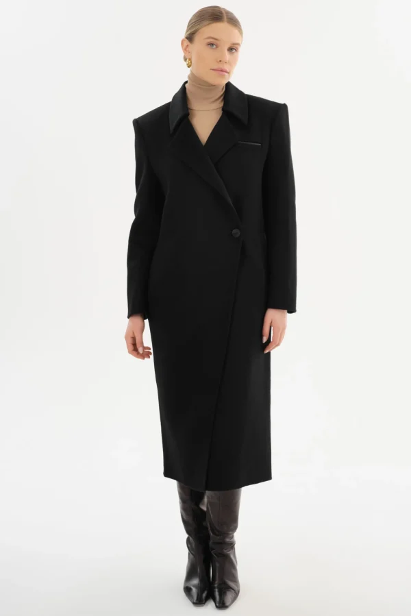 LAMARQUE Coats&Jackets | LORELEI | Double Face Wool Coat Black
