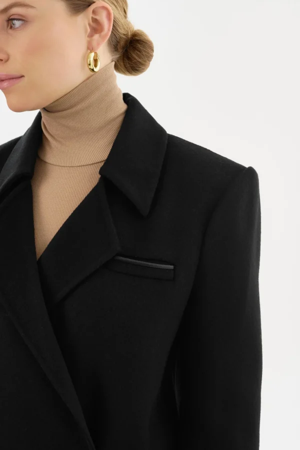 LAMARQUE Coats&Jackets | LORELEI | Double Face Wool Coat Black