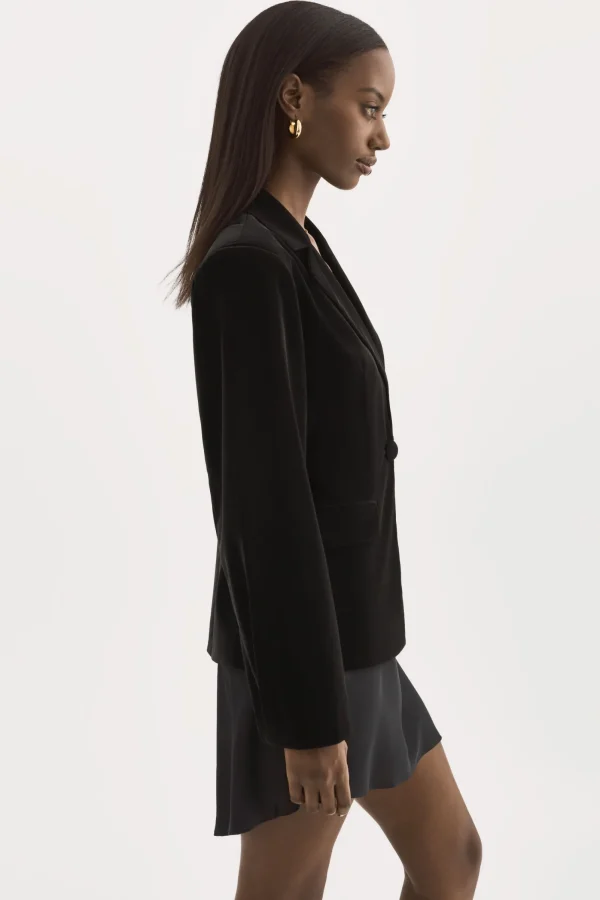 LAMARQUE Coats&Jackets | LOTTIE | Faux Leather Blazer Black