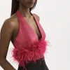LAMARQUE Tops | LUV | Leather Top Lilac Rose