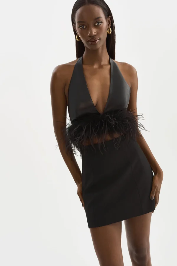LAMARQUE Tops | LUV | Leather Top Black