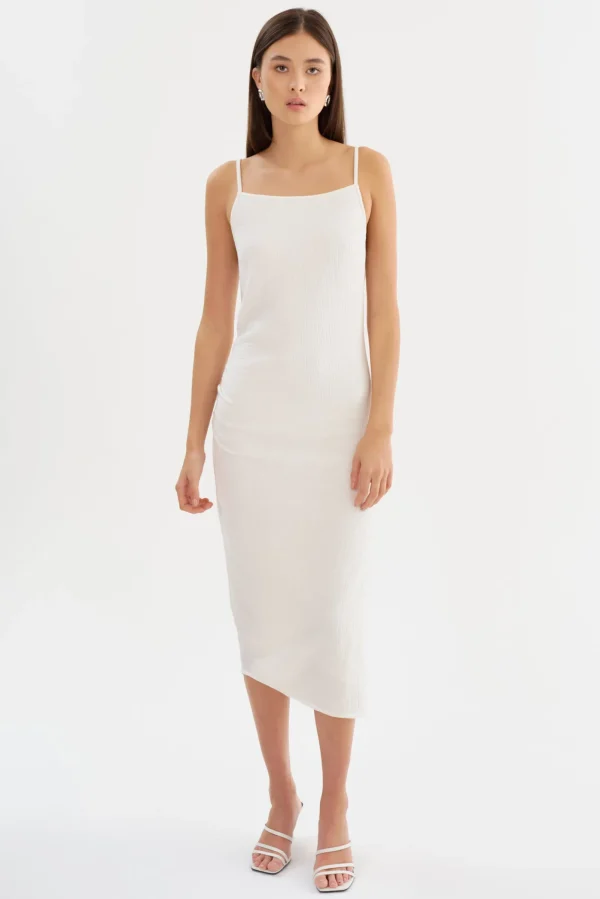 LAMARQUE Dresses | MACARIA | Cotton Midi Dress Off White