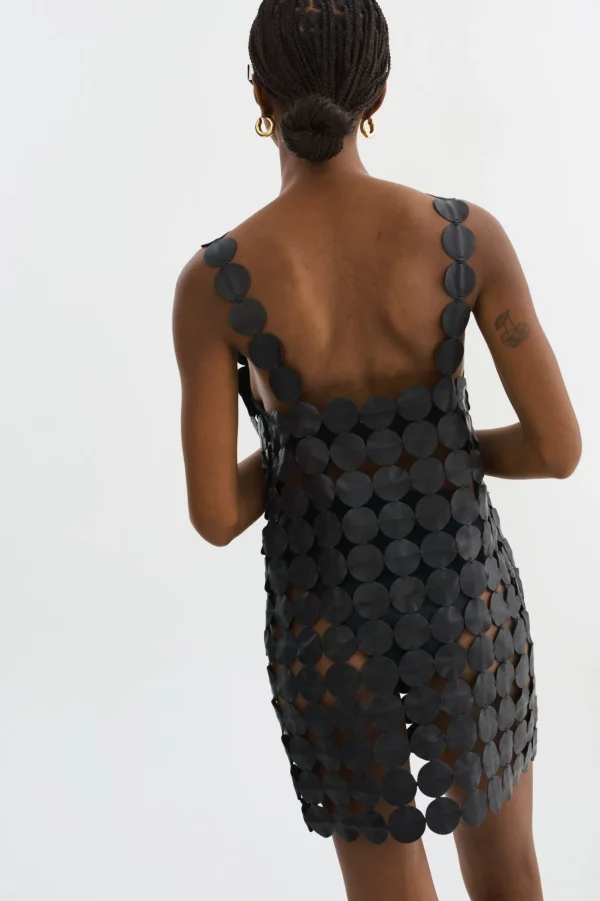 LAMARQUE Dresses | MALIA | Multi Circle Mini Dress Black