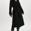 LAMARQUE Coats&Jackets | MARGARET | Wool Trench Coat Black