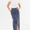 LAMARQUE Skirts | MARIETTE | Leather Maxi Skirt Dark Indigo