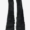 LAMARQUE Accessories | MARILYN | Faux Leather And Tulle Gloves Black