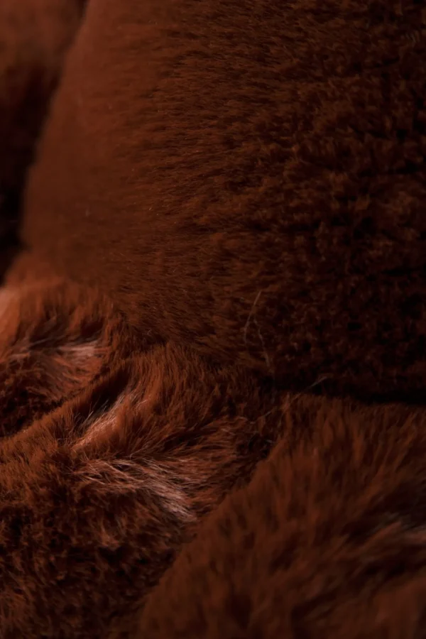 LAMARQUE Accessories | MEL | Faux Fur Cowboy Hat Russet