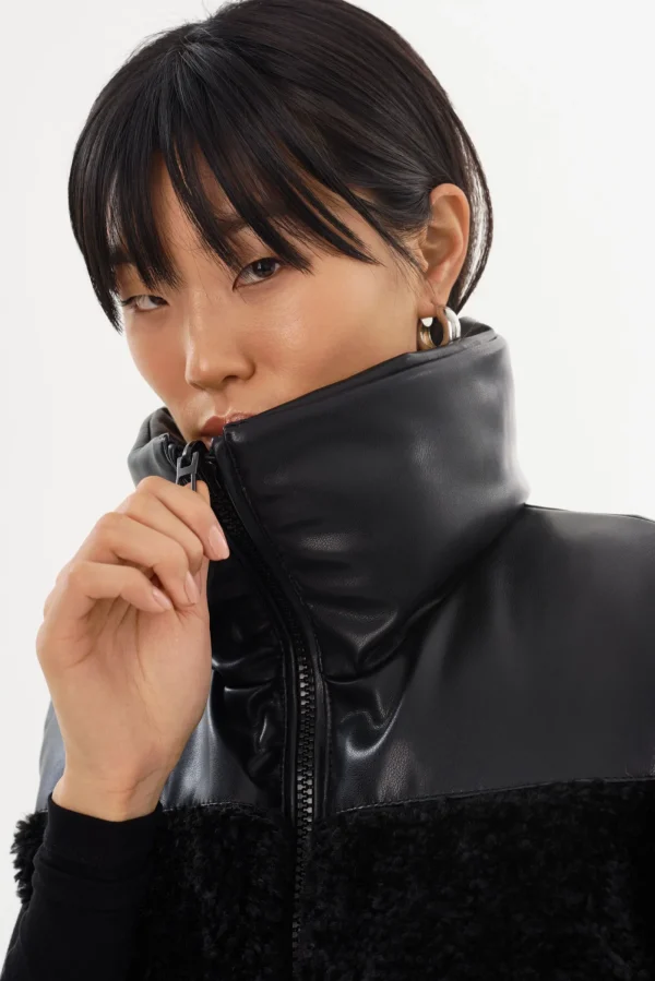 LAMARQUE Coats&Jackets | MELICIA | Reversible Puffer Vest Black / Black