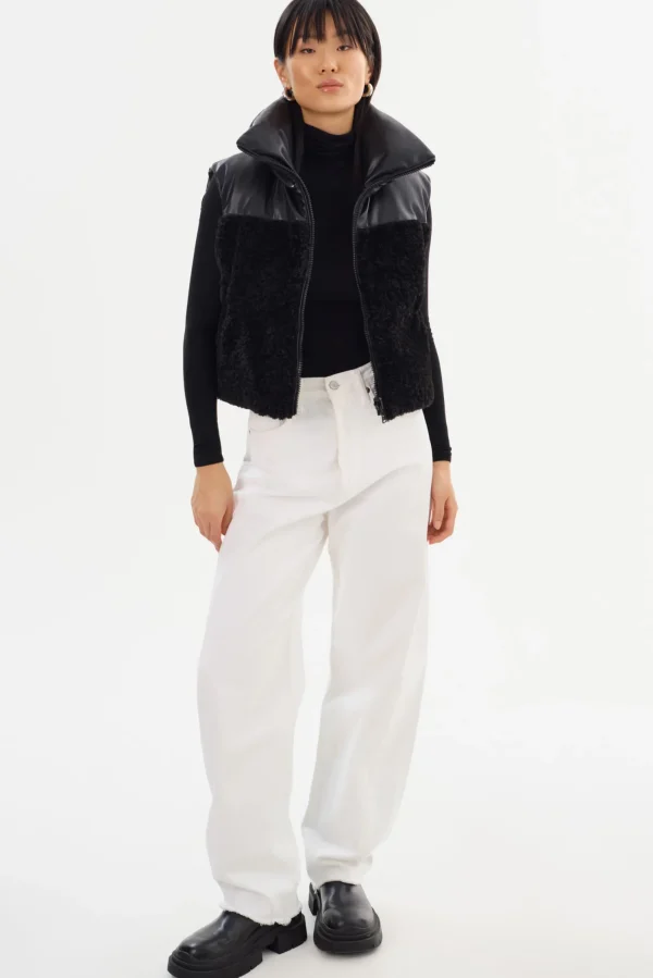 LAMARQUE Coats&Jackets | MELICIA | Reversible Puffer Vest Black / Black