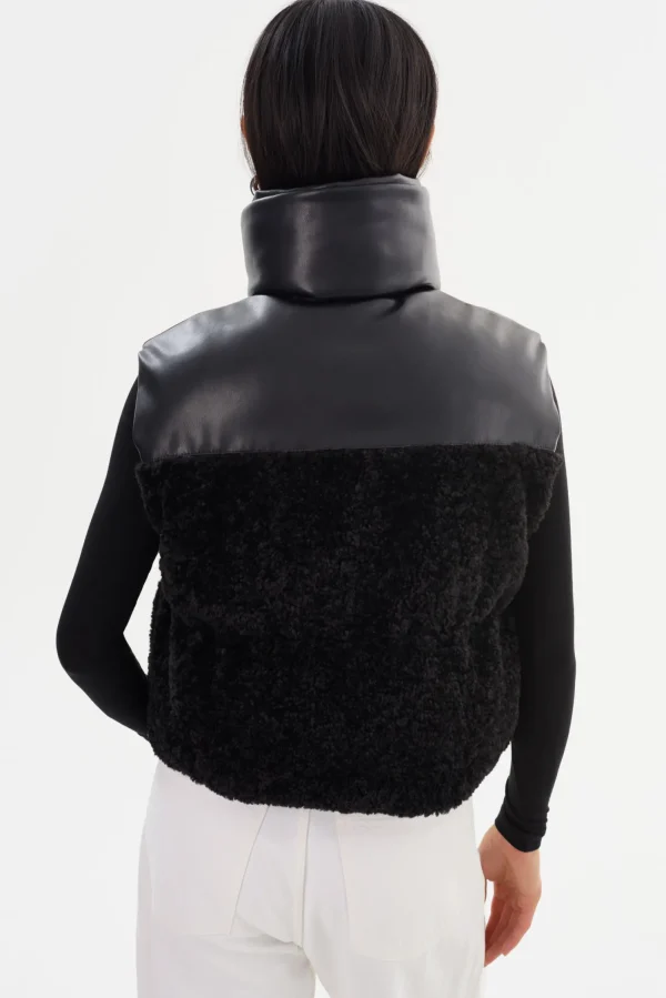 LAMARQUE Coats&Jackets | MELICIA | Reversible Puffer Vest Black / Black