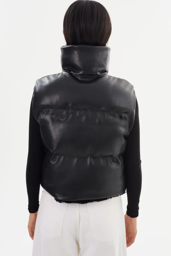 LAMARQUE Coats&Jackets | MELICIA | Reversible Puffer Vest Black / Black