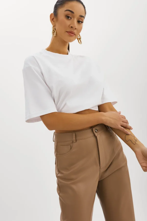 LAMARQUE Tops | NAIA | Cropped Tee White