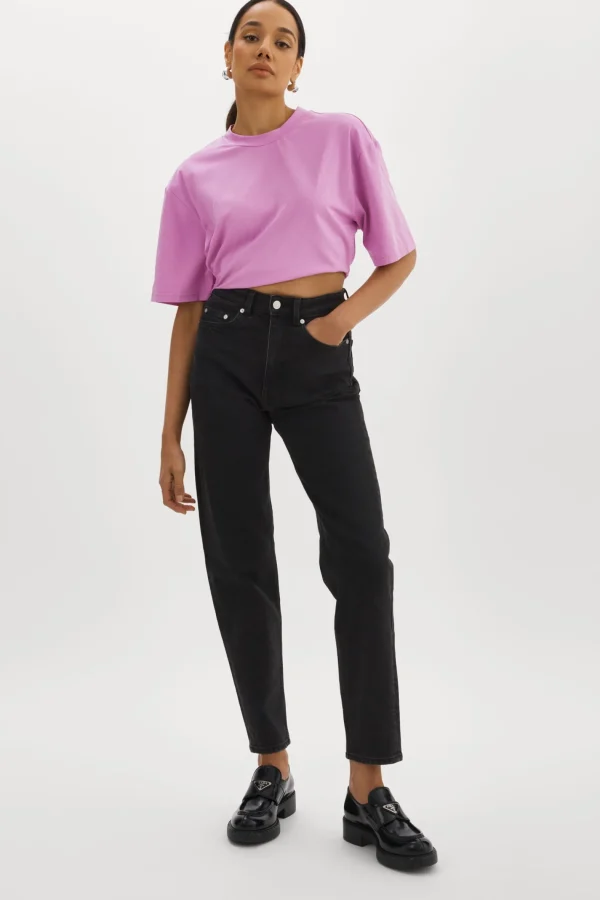 LAMARQUE Tops | NAIA | Cropped Tee BODACIOUS PINK