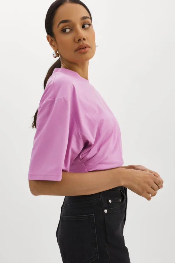 LAMARQUE Tops | NAIA | Cropped Tee BODACIOUS PINK