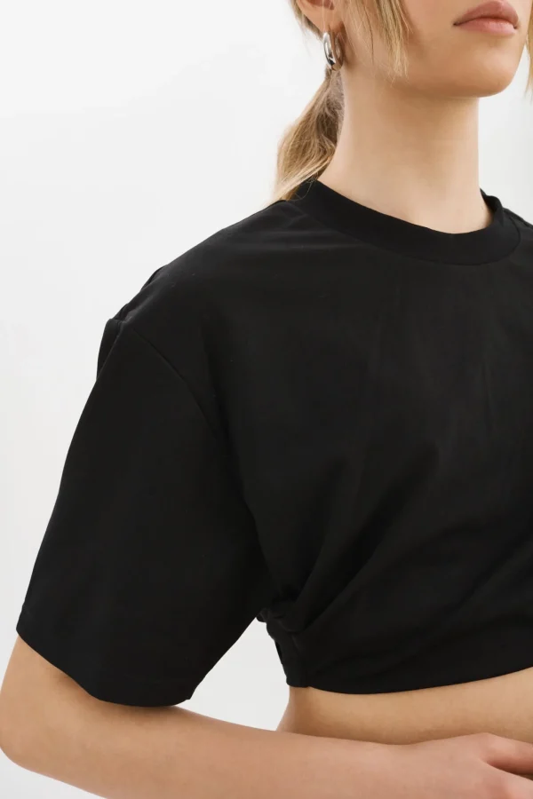 LAMARQUE Tops | NAIA | Cropped Tee Black