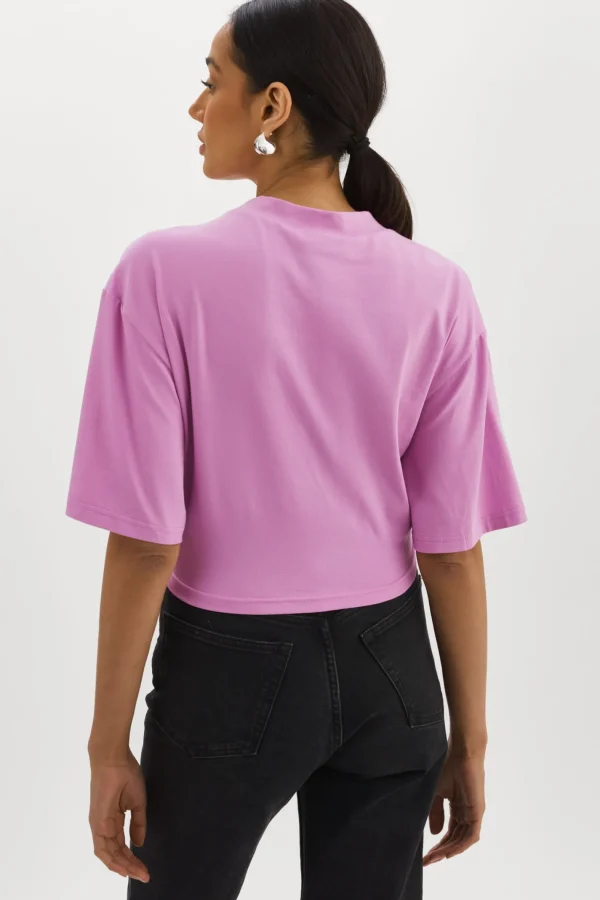 LAMARQUE Tops | NAIA | Cropped Tee BODACIOUS PINK