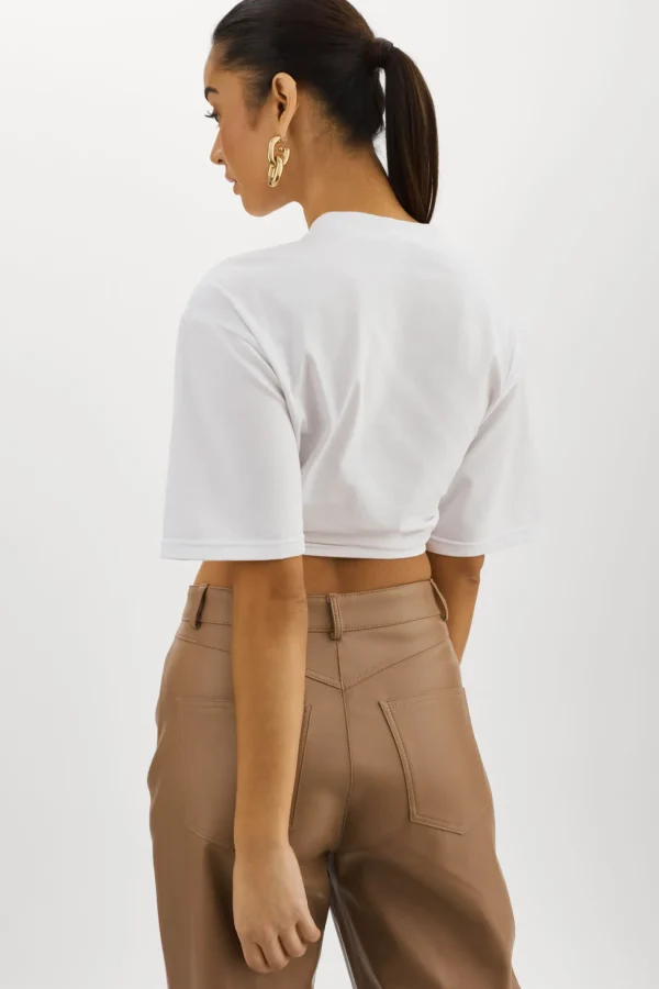 LAMARQUE Tops | NAIA | Cropped Tee White