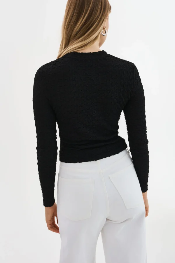 LAMARQUE Tops | NANDRA | Longsleeve Top Black