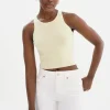 LAMARQUE Tops | NEVINA | Knit Tank Top Lemon Icing