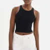 LAMARQUE Tops | NEVINA | Knit Tank Top Black