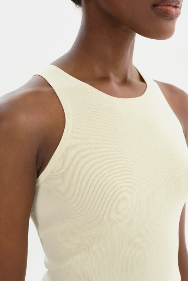 LAMARQUE Tops | NEVINA | Knit Tank Top Lemon Icing