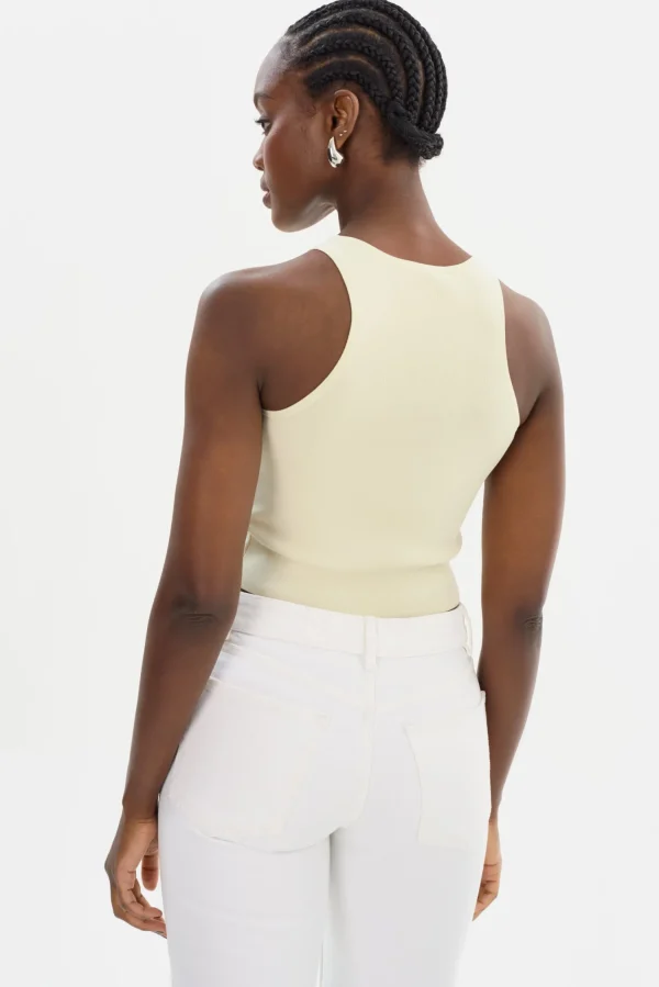 LAMARQUE Tops | NEVINA | Knit Tank Top Lemon Icing