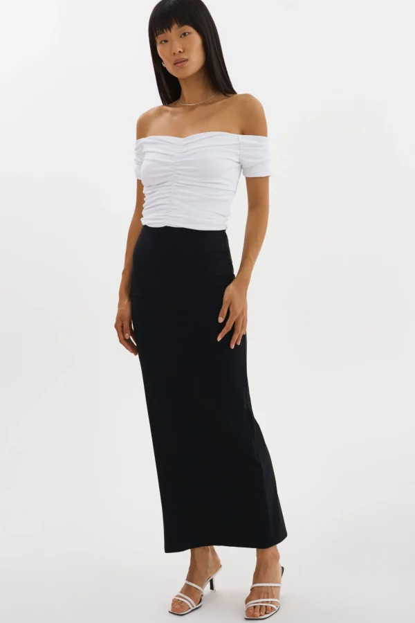 LAMARQUE Tops | NINA | Ruched Top White