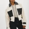 LAMARQUE Coats&Jackets | NOLA | Sherpa Jacket Off White