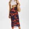 LAMARQUE Skirts | PACE | Mesh Midi Skirt Floral