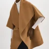 LAMARQUE Coats&Jackets | PENELOPE | Double Face Wool Coat Camel