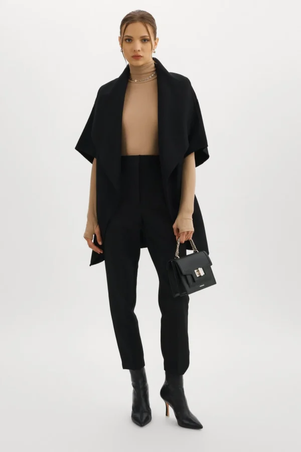 LAMARQUE Coats&Jackets | PENELOPE | Double Face Wool Coat Black