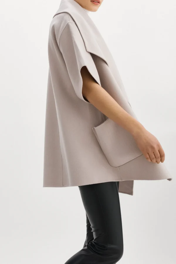 LAMARQUE Coats&Jackets | PENELOPE | Double Face Wool Coat Feather Grey