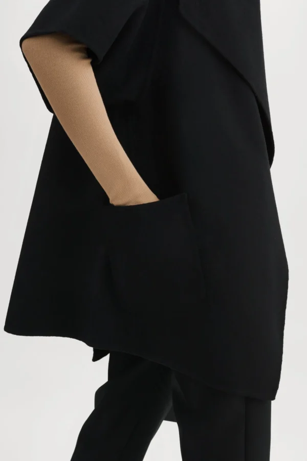 LAMARQUE Coats&Jackets | PENELOPE | Double Face Wool Coat Black