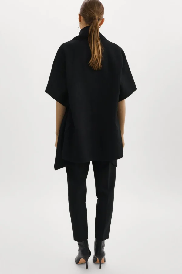 LAMARQUE Coats&Jackets | PENELOPE | Double Face Wool Coat Black