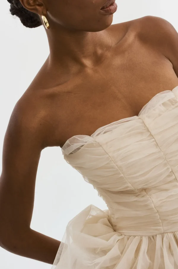 LAMARQUE Dresses | PIXIE | Tulle Dress Light Beige