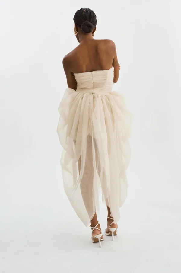 LAMARQUE Dresses | PIXIE | Tulle Dress Light Beige
