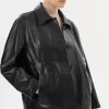 LAMARQUE Leather Jackets | PRESLEY | Leather Shacket Black