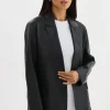 LAMARQUE Leather Jackets | QUIRINA | Leather Blazer Black