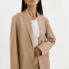 LAMARQUE Leather Jackets | QUIRINA | Leather Blazer Beige