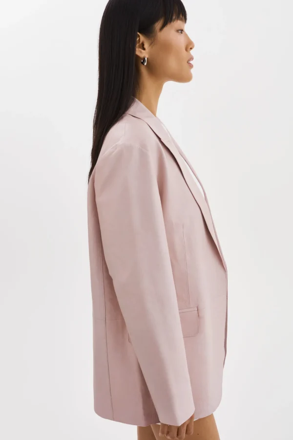 LAMARQUE Leather Jackets | QUIRINA | Leather Blazer Rose