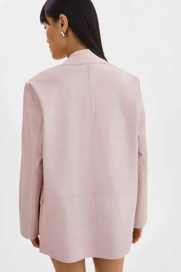 LAMARQUE Leather Jackets | QUIRINA | Leather Blazer Rose