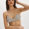 LAMARQUE Tops | RAEKA | Rhinestone Bralette Silver